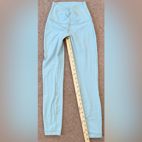 Lululemon Align Pant II 25" High Rise Size 2 Hazy Jade W5DKZS - Picture 5 of 7